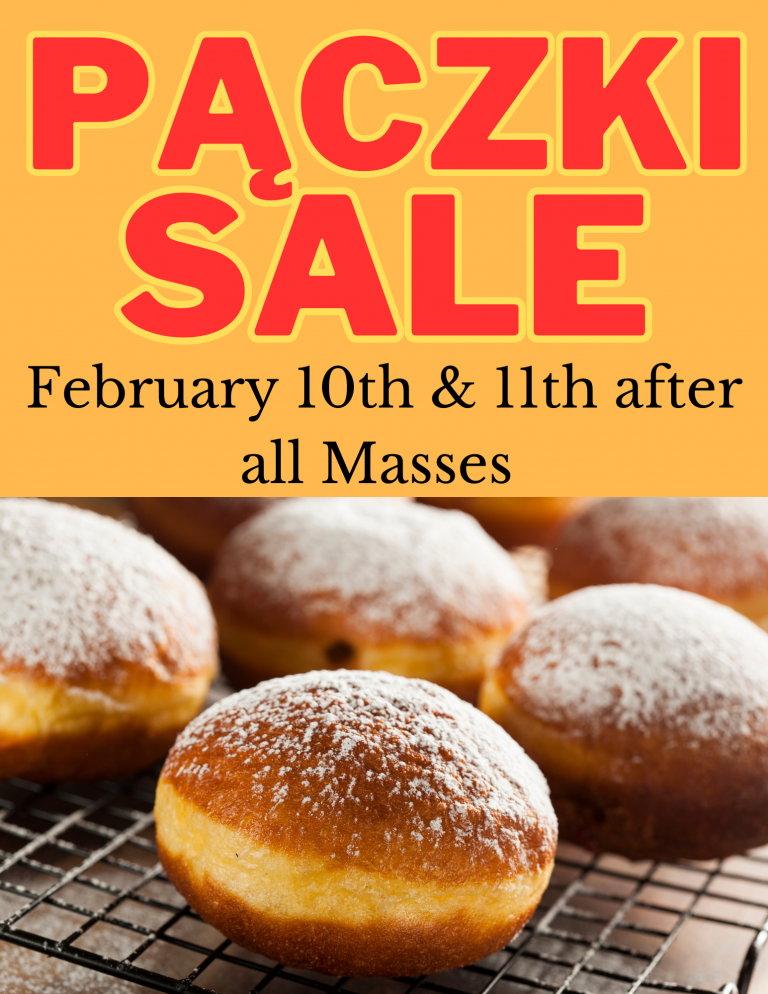 pączki sale St. Albert the Great Parish