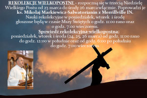 Rekolekcje Wielkopostne