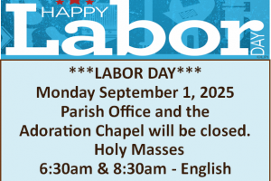 Labor Day September 1, 2025
