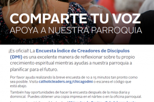 COMPARTE TU VOZ – apoya a nuestra parraquia